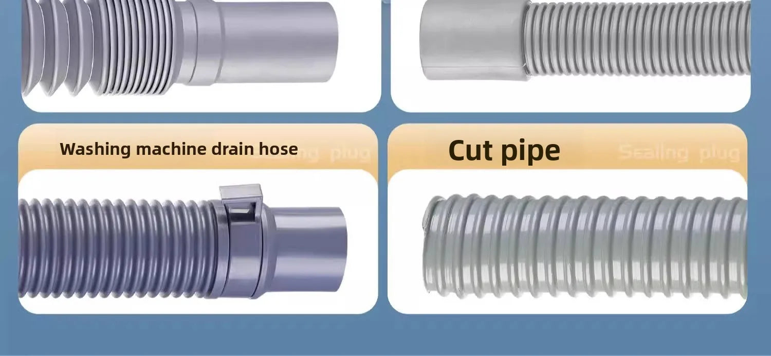 Sink Plug Sewer Pipe Sealing Ring Water Plug Floor Drain Shower Stopper Bathroom Accessories 70-75mm Silicone Drains Kitchen