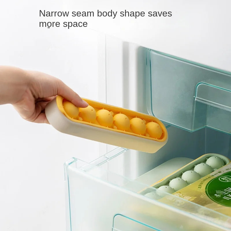 Zackoo Ice Cube Tray Food Grade Silicone Ice Grid Mold Household with Lid   Candy Bar Kitchen Gadgets in Summer