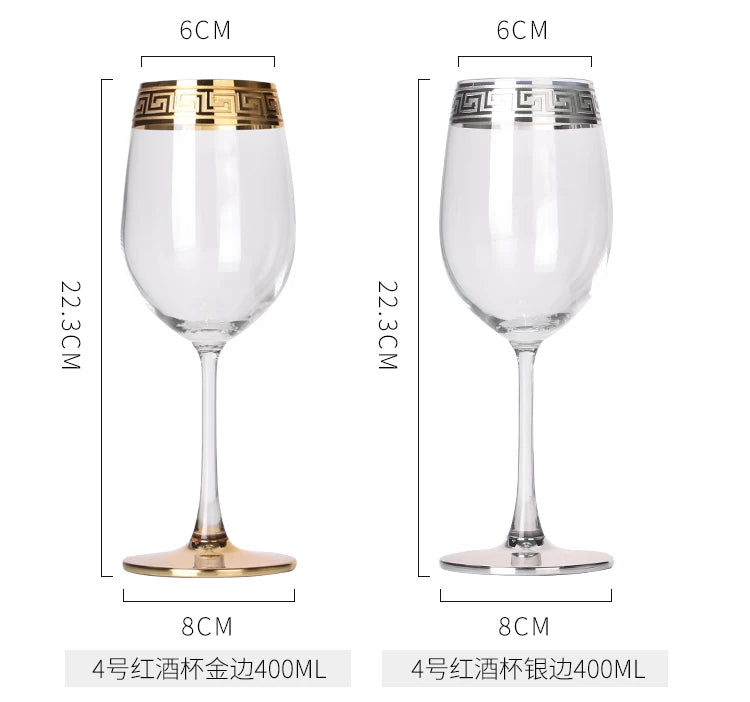 Phnom Penh European Glass Brandy Champagne Glasses Tall Wine Glasses Crystal Wine Glasses Table Household Glasses