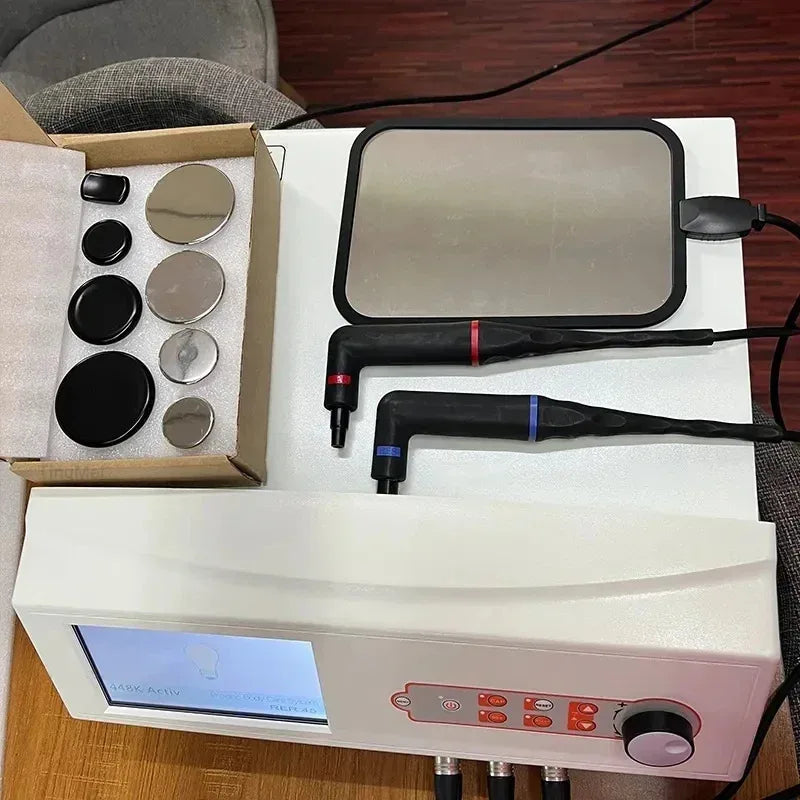 Thermal System CET RET Smart Diathermy Machine Indiba Tecar Physiotherapy 448khz ER45 Body Shaping
