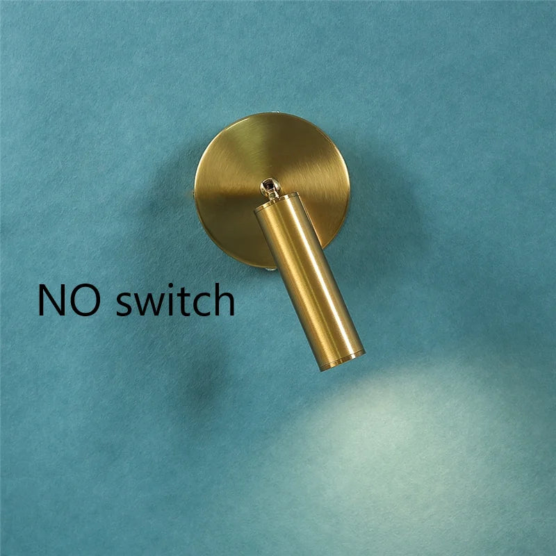 Modern Wall Lamps Folding with Switch LED Reading Spot Light for Home Study Wall Lights Bedroom Bedside Living Room Decor Light