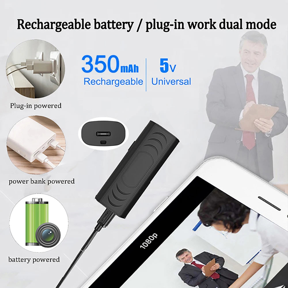 Smart Home Security Mini Camera Wireless WiFi IP Camera with Motion Detection Remote Monitor Push Alert