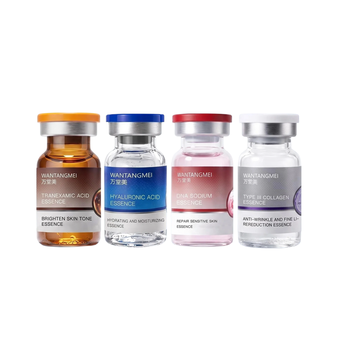 Wantangmei Tranexamic Acid, Type III Collagen, DNA, Sodium Hyaluronate 4-in-1 Moisturizing, Hydrating, and Anti-Wrinkle Serum