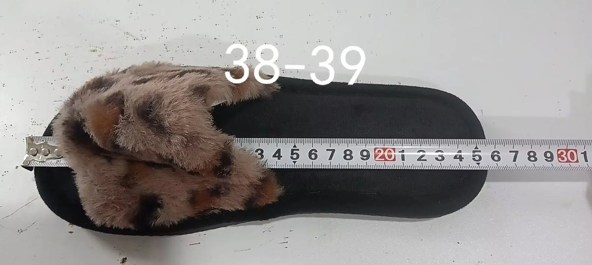 Fashion Women Slippers Cotton Plush Warm Female Light EVA Flat Bottom Non-slip Comfortable Slides Winter Autumn House Shoes