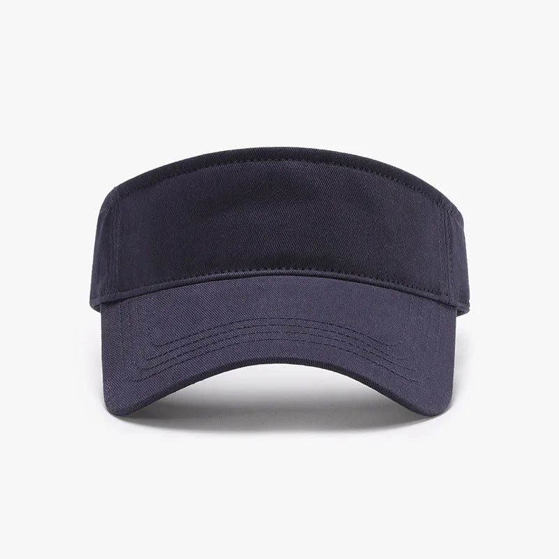Summer outdoor UV protection visor hat for women, versatile, breathable, large head circumference, sun protection sun hat