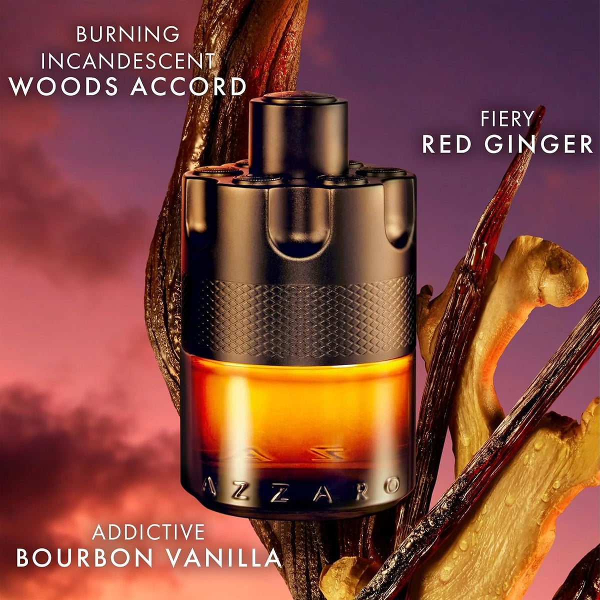 Azzaro The Most Wanted Intense BY NIGHT Eau De Parfum Collection & Women, Top Selling EDT/EDP Fragrances | Chrome, Wanted, Chrome Extreme & More Deep Woody Spicy Warm Fragrance 100ml 3.4oz
