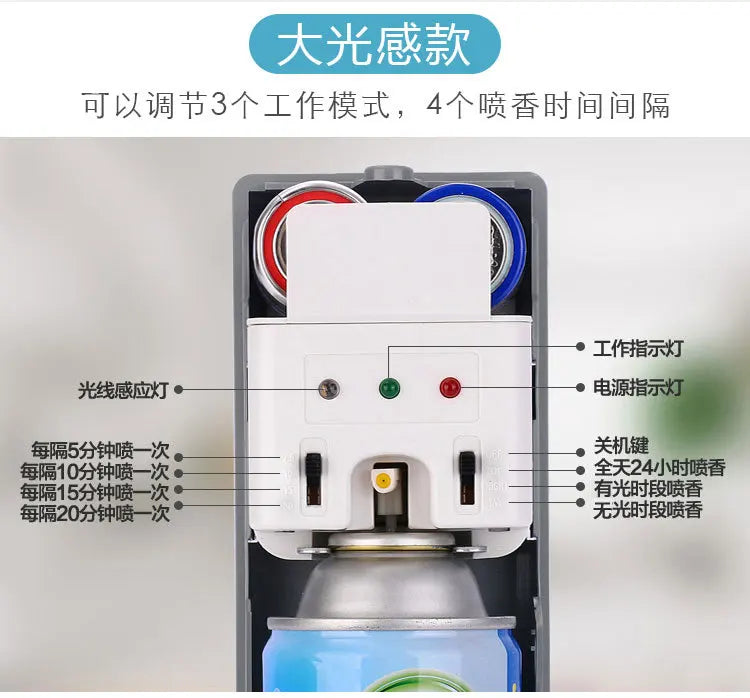 Automatic fragrance machine Timing intelligent LCD fragrance machine Perfume spray aromatherapy machine