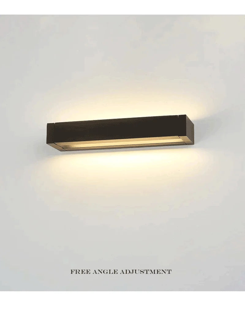 Outdoor Wall Lamps IP65 Waterproof LED Adjustable Angle Aluminum Wall Lights Garden Patio Doorway Home Minimalist Decor Lighting