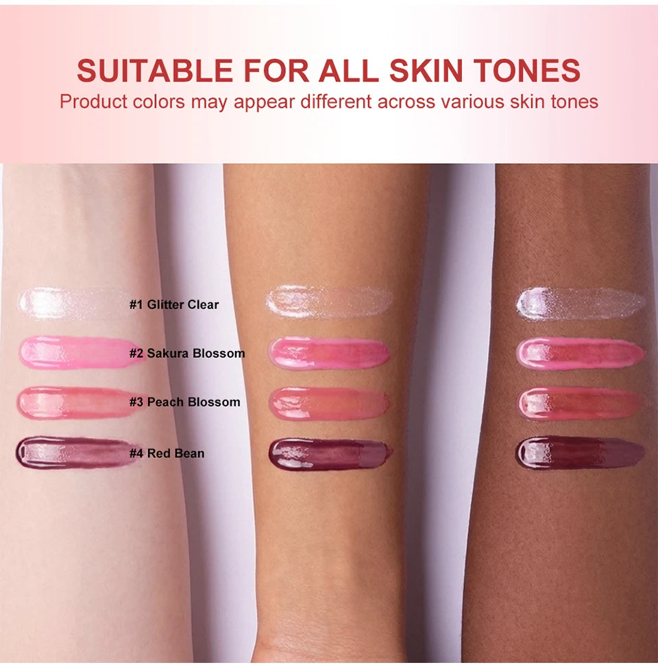 Moisturizing Lip Lotion Essence Volumizing Lip Glaze Women's Moisturizing and Moisturizing Natural Lip Gloss Hydrating Lip Gloss