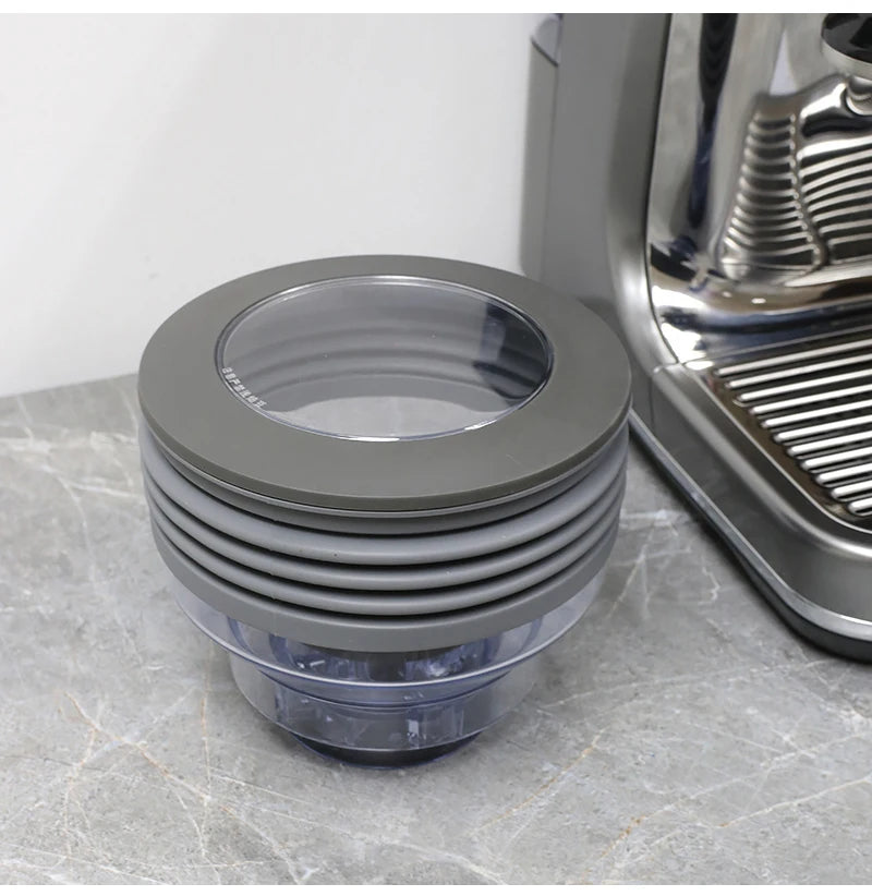 Coffee Beans Grinder Single Dose Hopper For Breville Sage 870 878 8Series Bellows Bin Blowing Espresso Machine Accessories Tools
