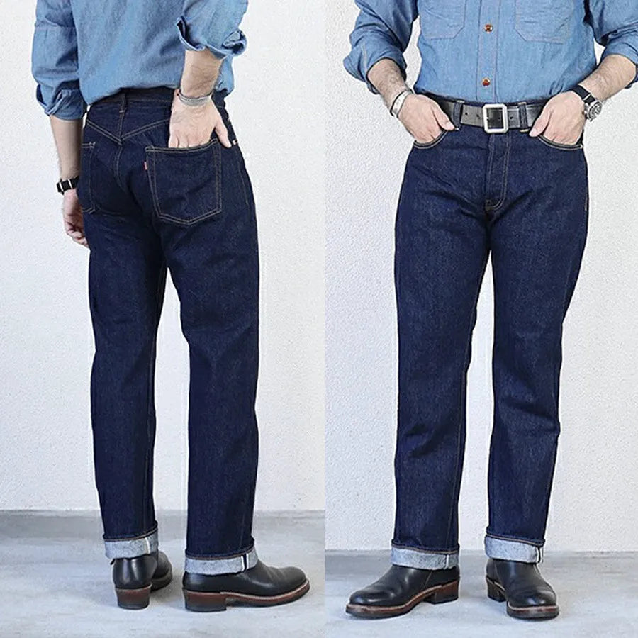 FREEWHEELERS 601XX 1951, five bags of 14oz indigo vintage jeans