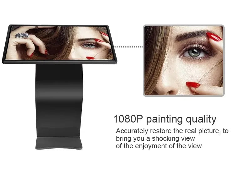 32-Inch screen interactive LCD kiosk touch screen floor rack digital poster self-service advertising inquiry machine