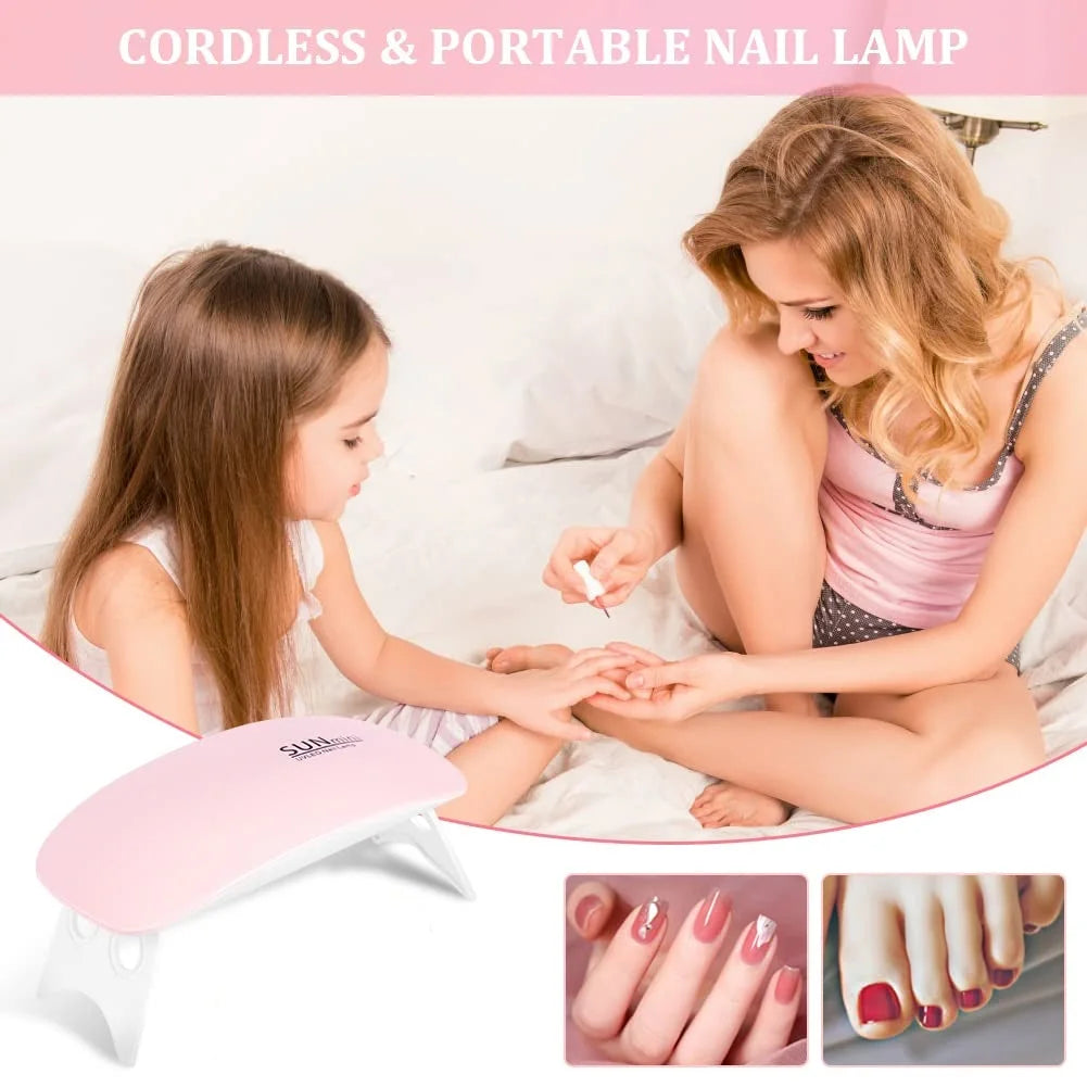 Nail Lamp Foldable UV LED Lamp for Nails Machine UV LED Gel Quick Drying Dryer Lamp Manicure Tool Professional Equipme