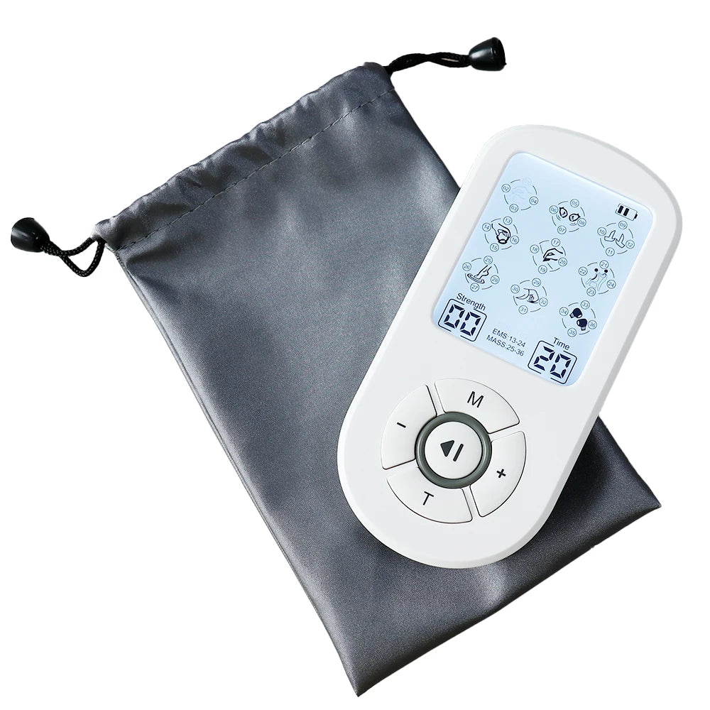 36 Modes EMS Pulse Electric Muscle Stimulator Body Massager Rechargeable Slimming Electronic TENS Unit Machine Pain Relief