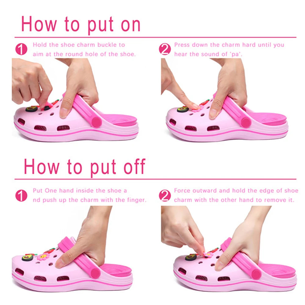 20Pcs Amazing Digital Circus Shoe Charms for Women Girls Shoes Decoration Accessories Buckle Fit Clog Sandal Wristband Bag
