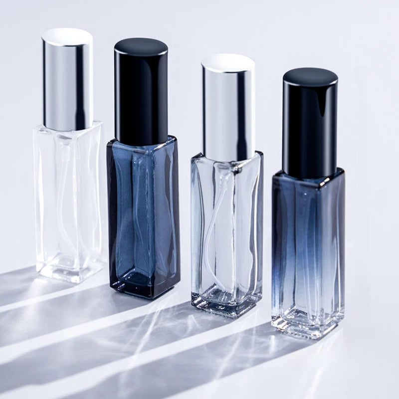 3pcs 5/10ml High Quality Perfume Spray Bottle Portable Empty Glass Cosmetic Atomizer Spray Container Travel Refillable Bottles