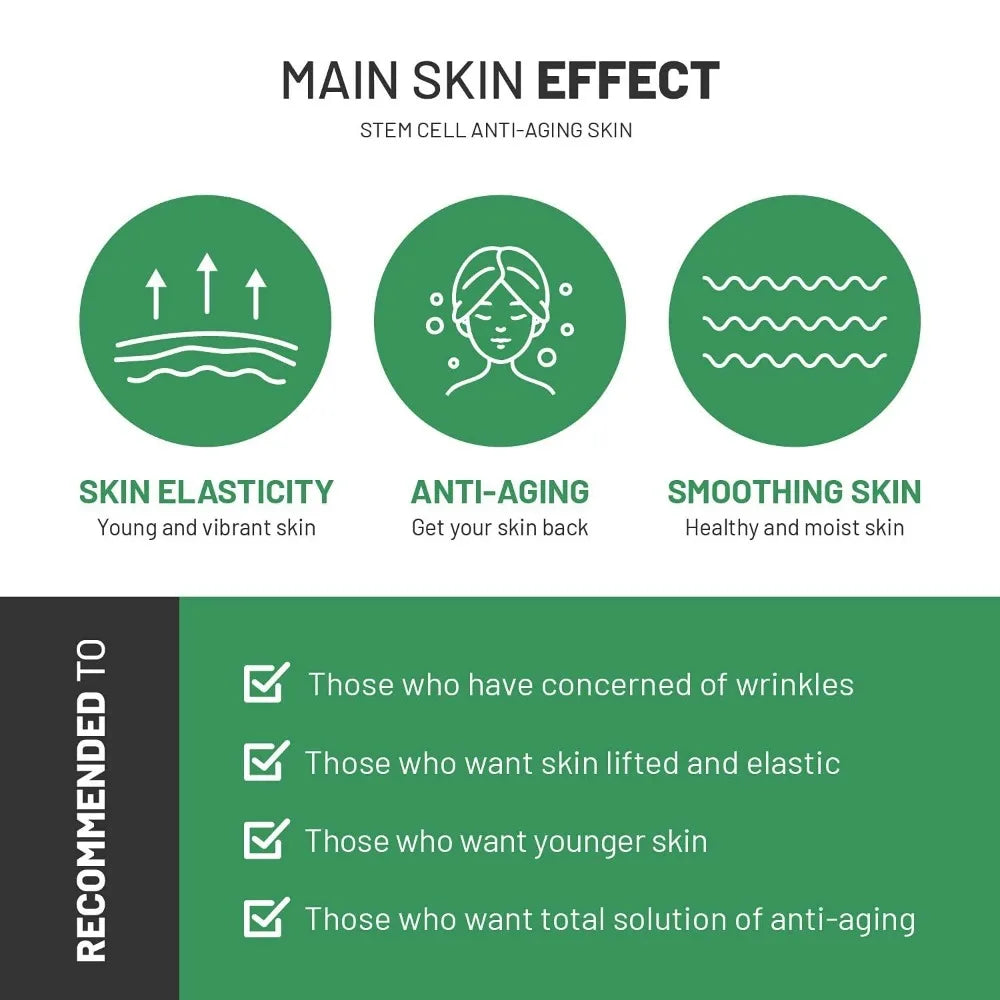 Facial Serum Nourishing Control Stem Cell Ampoule Essence Smoothing Glow Boosting Skin-firming Korean Skin Care