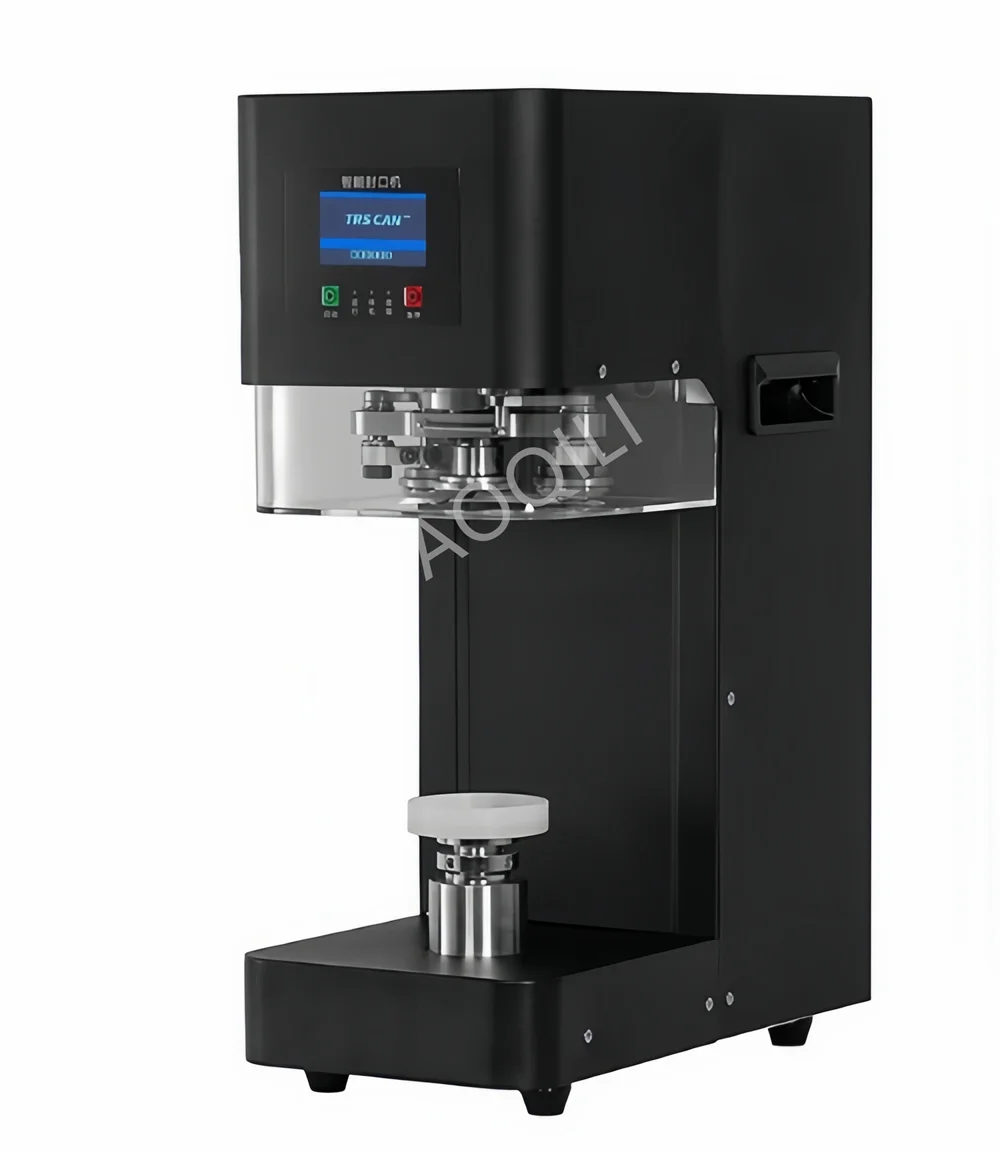 Fully Automatic Can Sealing Machine Commercial Plastic Can Capping  Aluminum Cap Milk Tea Shop Cup  Sealing Machine