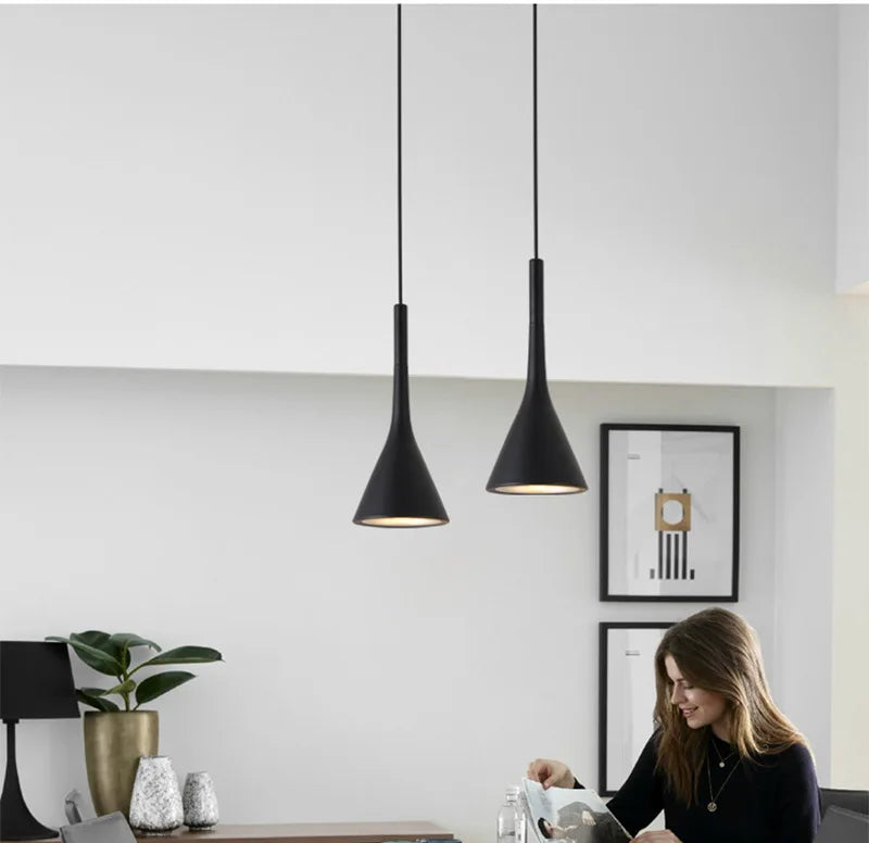 Modern Led Pendant Lights Multicolor E27 for Kitchen Fixtures Indoor Bedroom Dining Room Hanging Lamp Lampshade Home Chandeliers