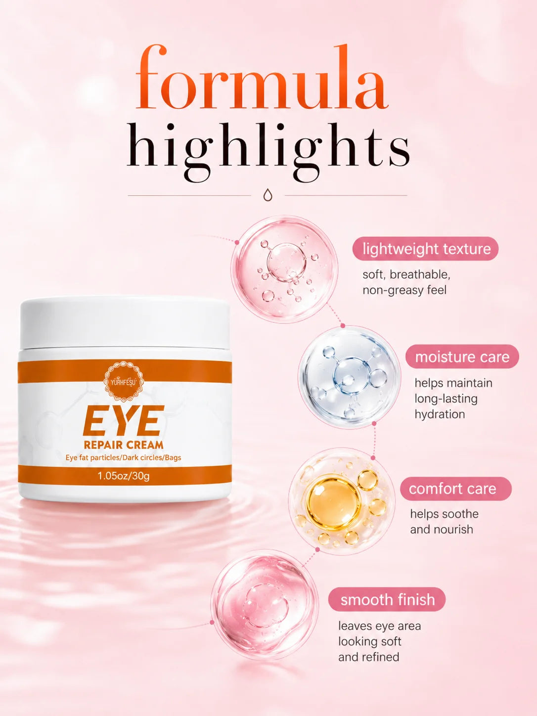 Eye Tightener Repair Anti‑Aging Eye Treatment Firming Lifting Eliminate Wrinkles Remove Dark Circles Eye Bags Reduce Puffiness