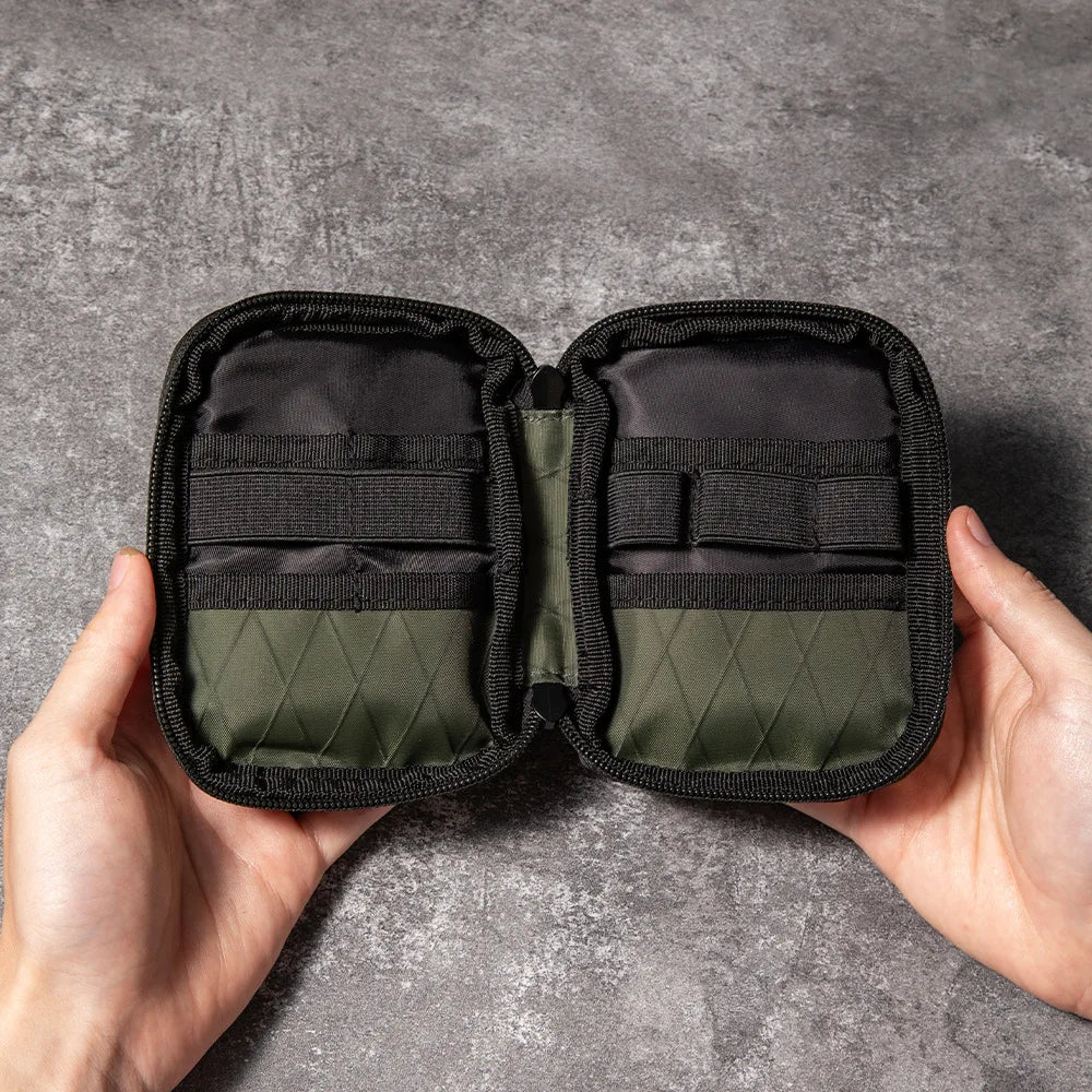 XPAC Waterproof EDC Wallet, Mini Portable Coin Purse & Outdoor Pocket Organizer for Multitools, Cash, Keys