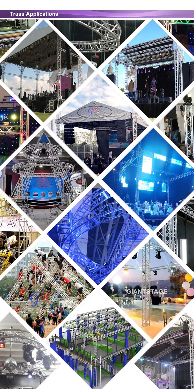 Stage lighting truss display 290 * 290 truss bracket Stage lighting totem truss
