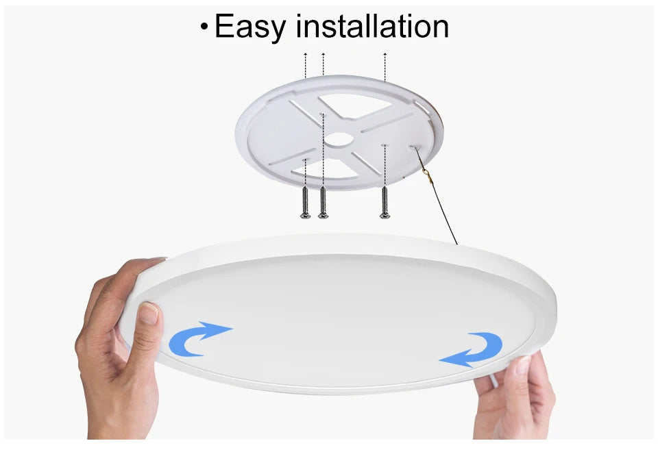 Led Ceiling Lights Large 20Inch Ultra-thin Remote Control APP Dimmable Smart Modern Lamp For Living Room Bedroom Home Decoration