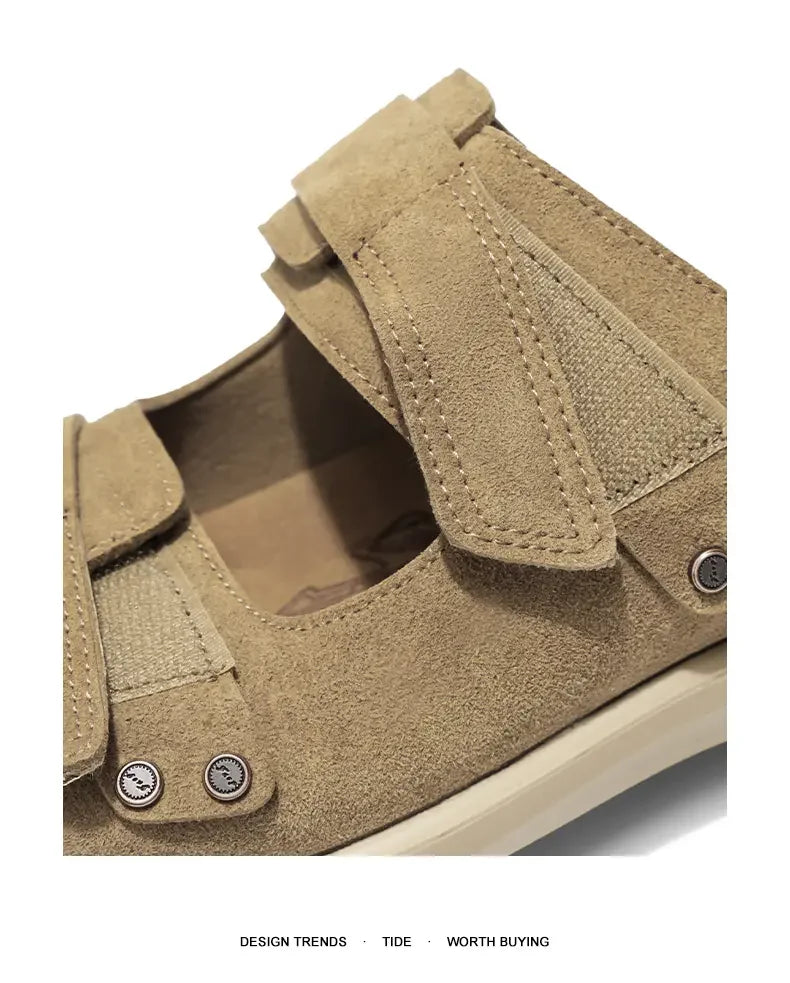Men's Sandals Premium Comfortable Non-slip Brown Casual Outdoor Walking Beach Shoes For Adult