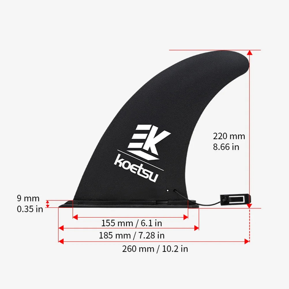 Slide-in Surfboard Fin Detachable Surf Plate Stand Up Paddle Board Stabilizer Racing Fins Water Sports Surfing Board Accessory
