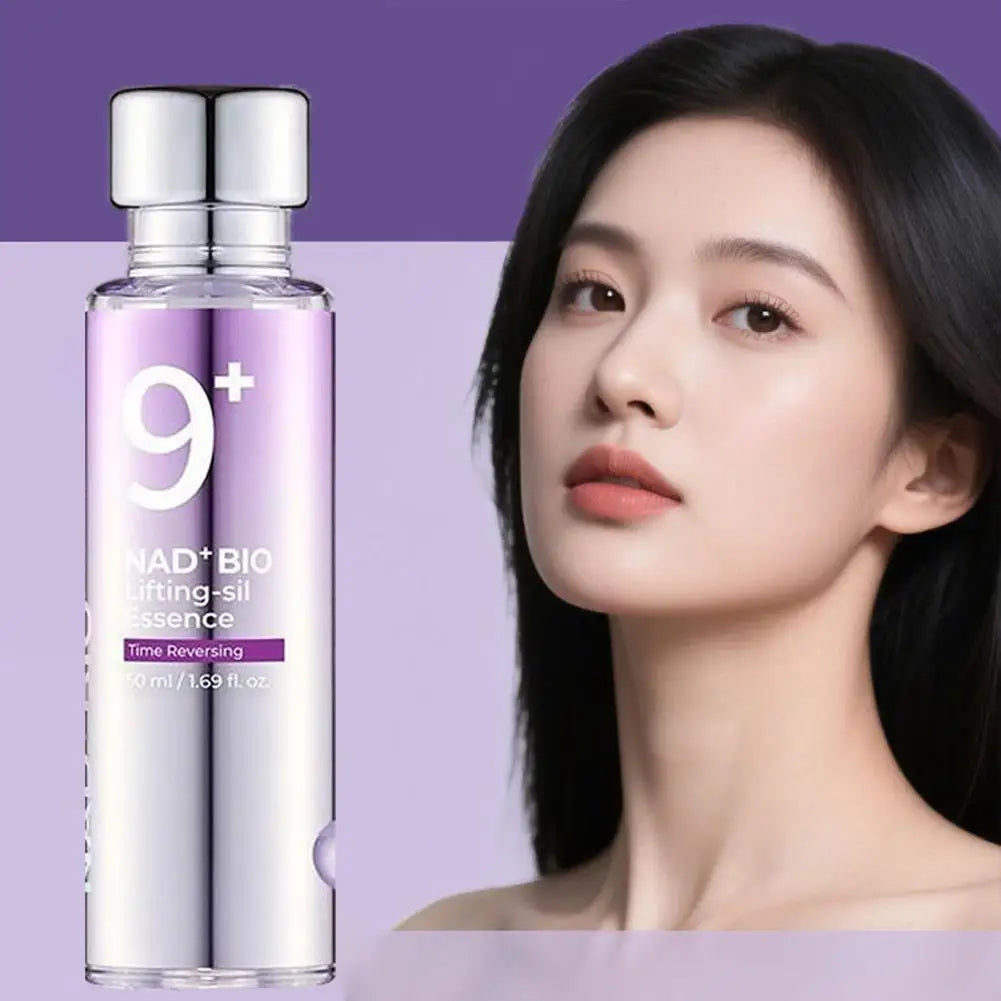NAD+ Peptides Glow Boosting Toner + Firming Serum + No.9 Eye Cream - Korean Anti Wrinkle Brighten Dark Circles Skin Care
