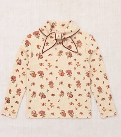 Kids Girls T Shirts Blouse and Pant Set 2026 Autumn Long Sleeve Ruffle Children's Tee Printed Retro Dress Outfwear Clothing
