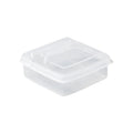 1PC Sliced Cheese Container for Fridge, Clear Plastic Butter Block Cheese Slice Storage Box with Flip Lid for Refrigerator Food