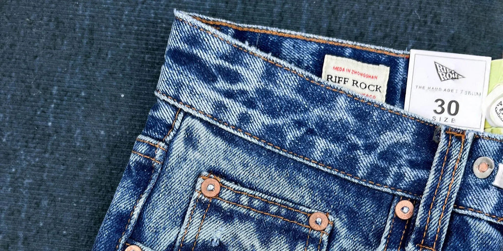 14oz Heavy loose straight jeans men's autumn American casual Japanese trousers