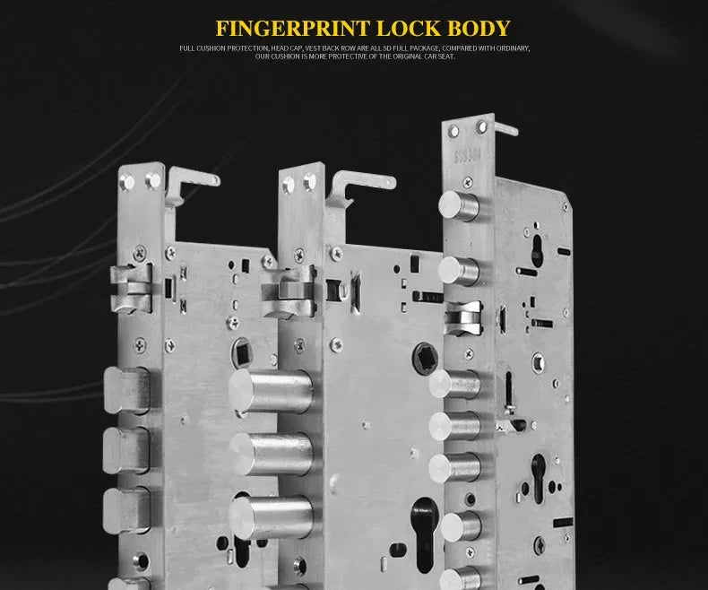 Stainless Steel Security Door Lock Body Smart Fingerprint Lock Body For Anti-theft  And 6068 Fingerprint Lock Body Accessories