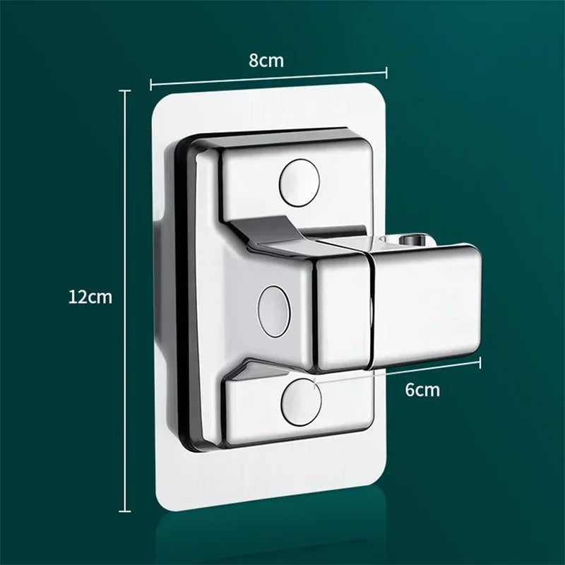 Adjustable Shower Head Holder Wall Mounted Bath Bracket Self-Adhesive Showerhead Handheld Trestle Bathroom Accessories