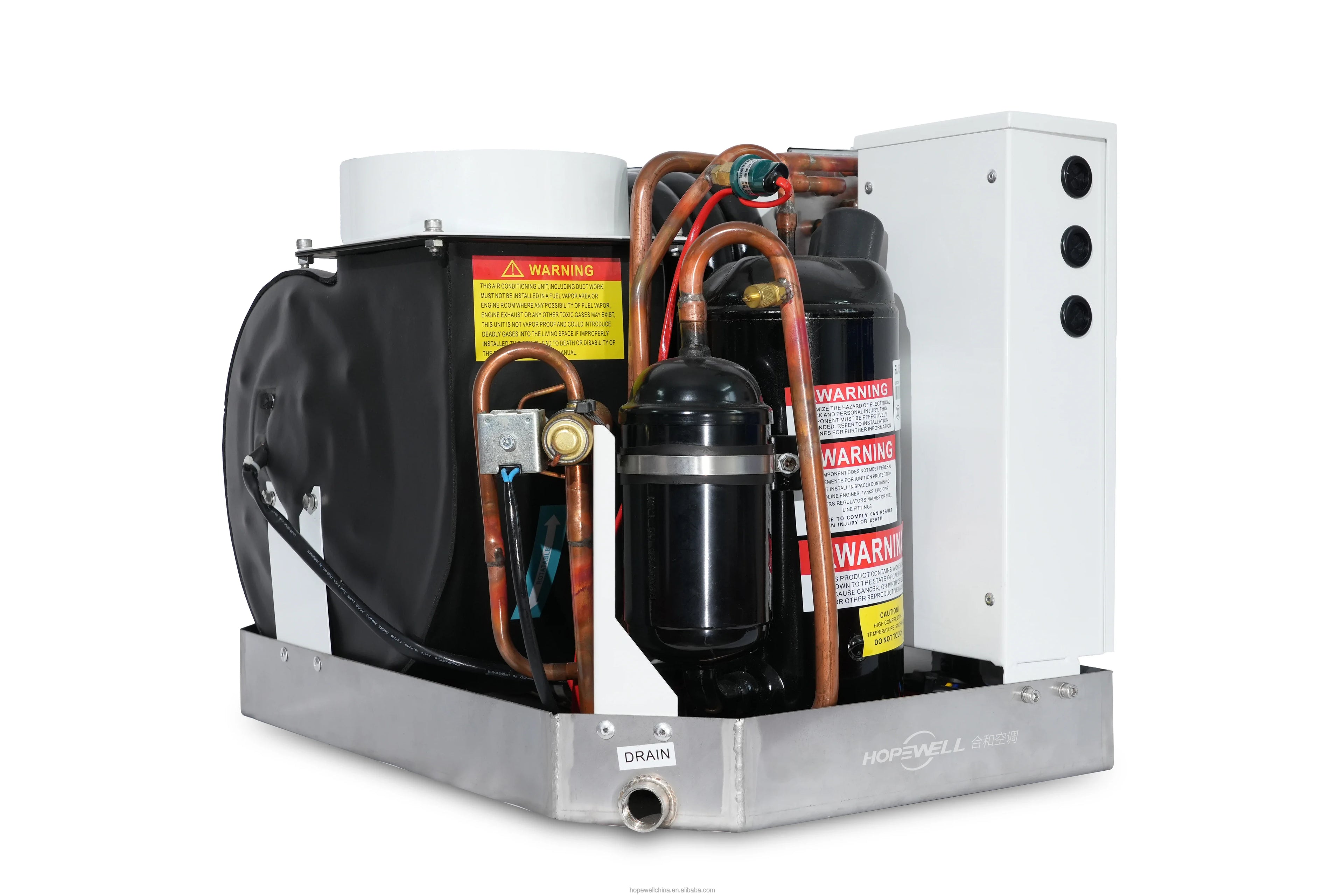 Factory Direct Sale, Hopewell AC220V/120V 50/60Hz 24000BTU Marine Self-contained air Conditioning Unit for Yacht, Boat...