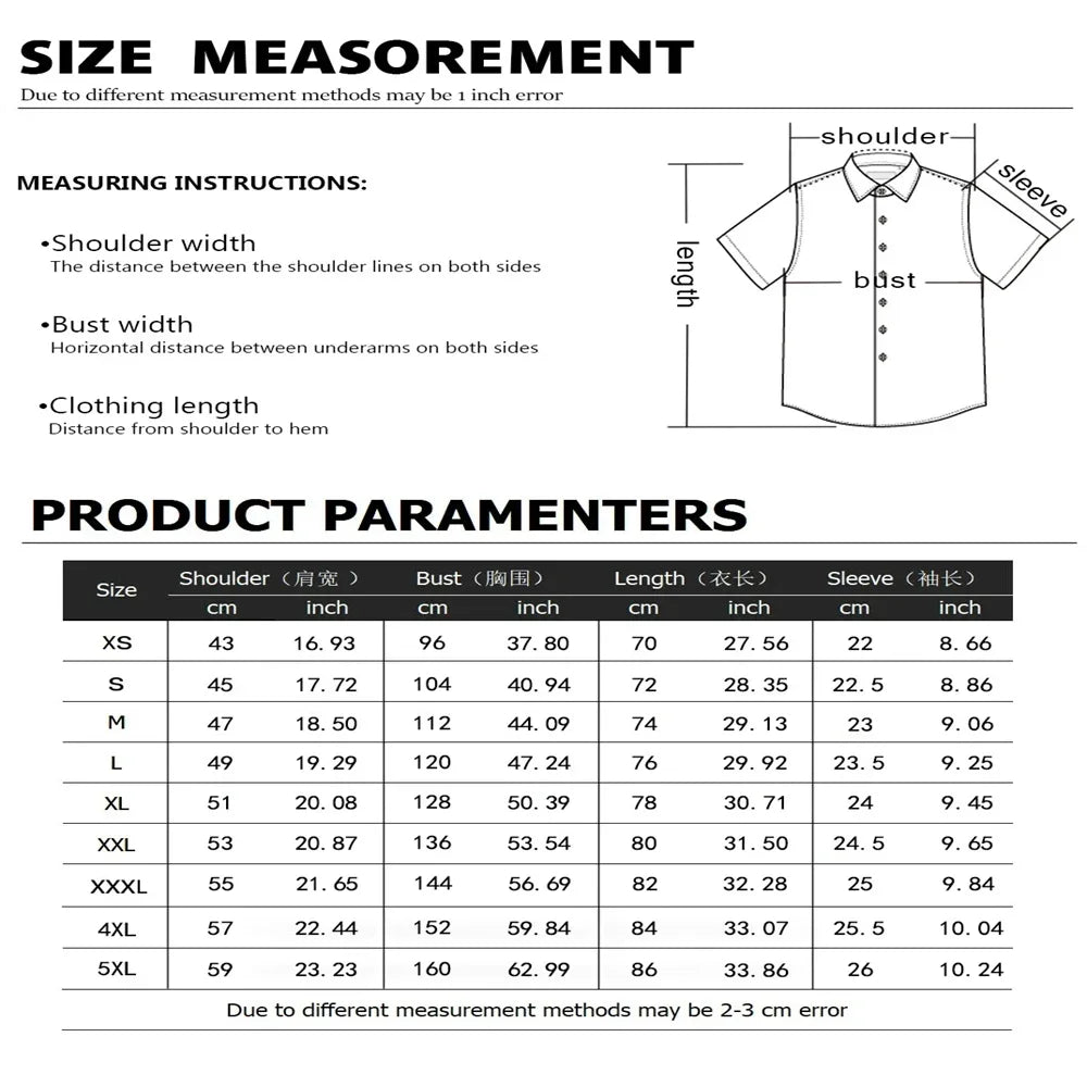 Men's new retro linen short sleeved shirt with giant monster pattern printed casual and comfortable button top
