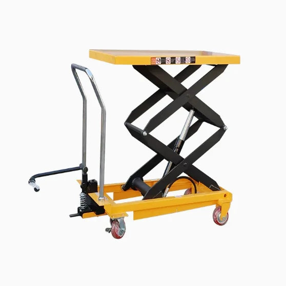 Mobile Manual Hydraulic Lifting Platform Lift Hand-Pushed Lifting Platform Truck (Load 150kg)