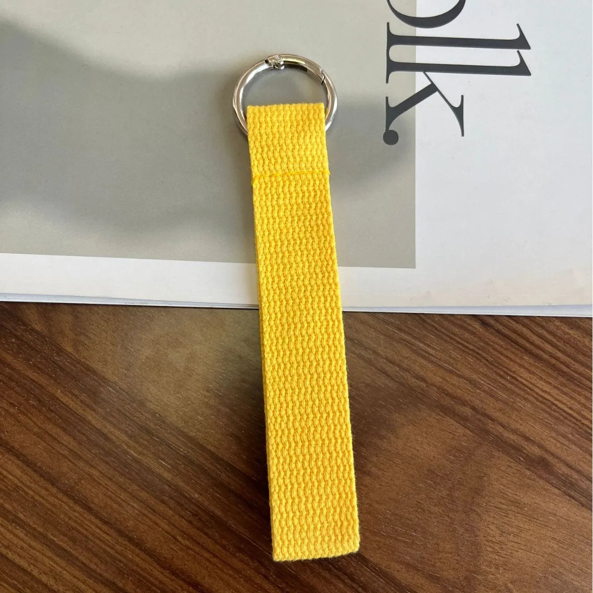 Thick Key Lanyard 2.5cm Wide Webbing Cloth Key Rope Black Pink Man Woman Anti-lost Key Chain for Car Key Can do DIY embroidery