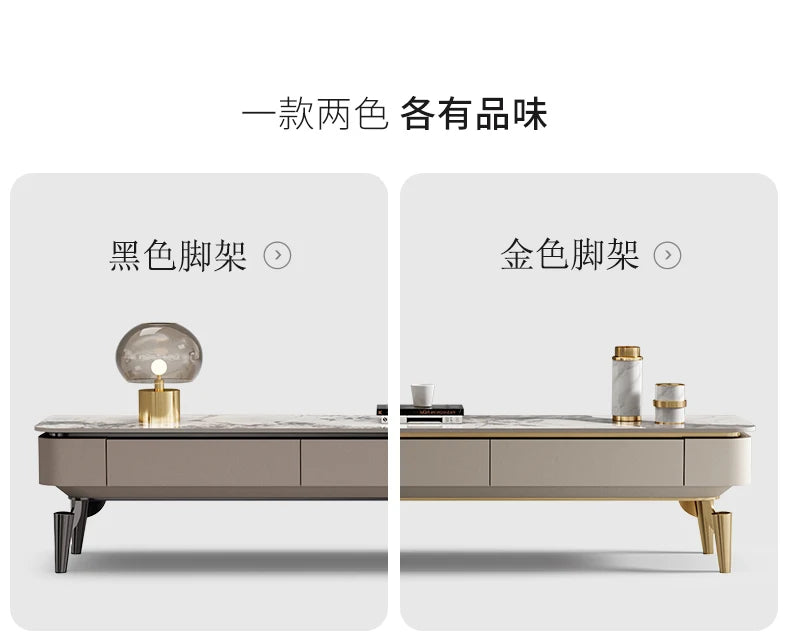 Modern Italian Tv Stands Design Drawers Style Premium Tv Table Luxury Trendy Elegant Muebles Para Hogar Living Room Furniture
