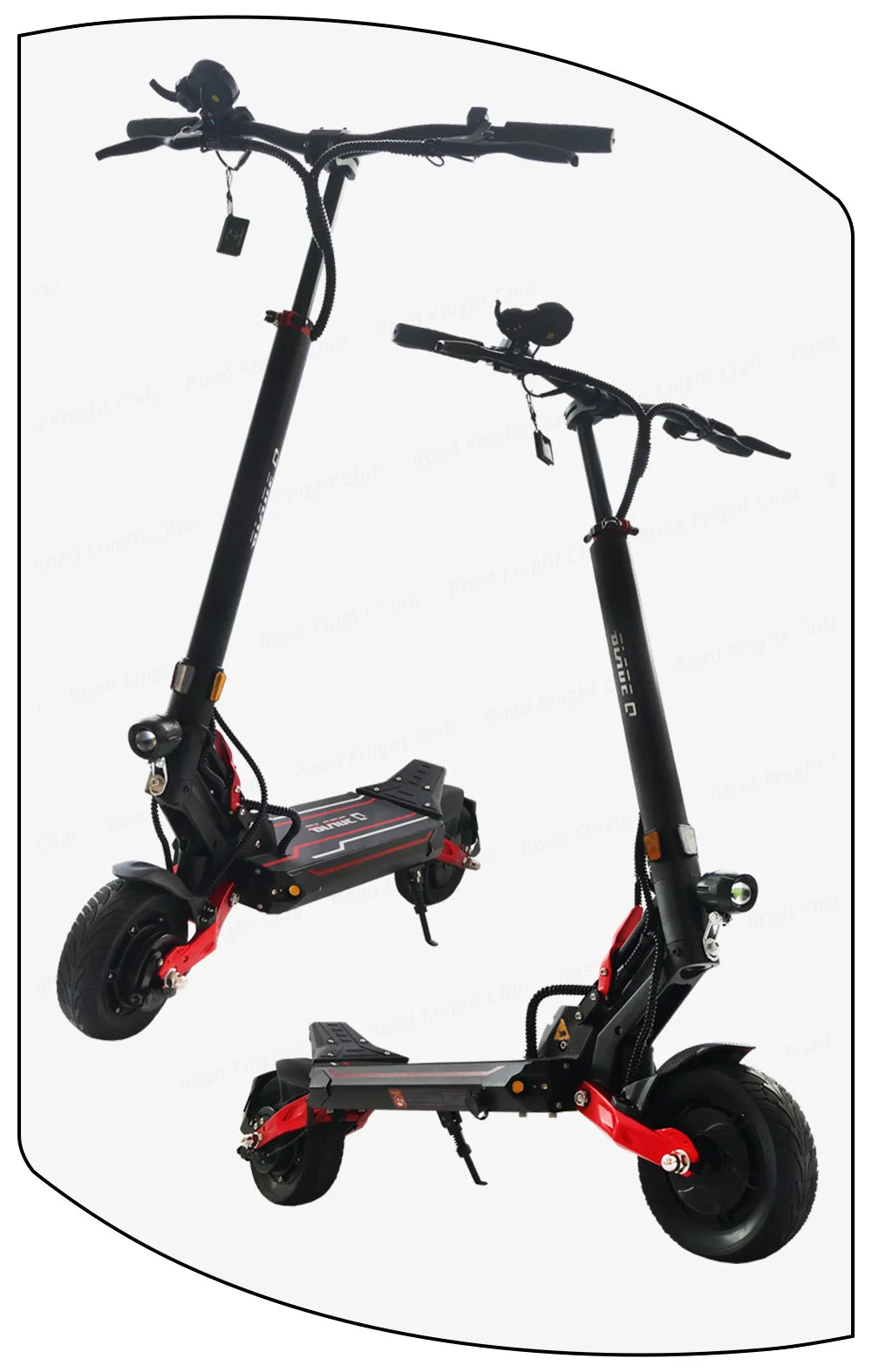 Official TEVERUN Blade Q Pro 36V 15Ah Battery 350W*2 Motor 8inch Solid Tire NFC Lock  Brake Drum brake Electric Scooter
