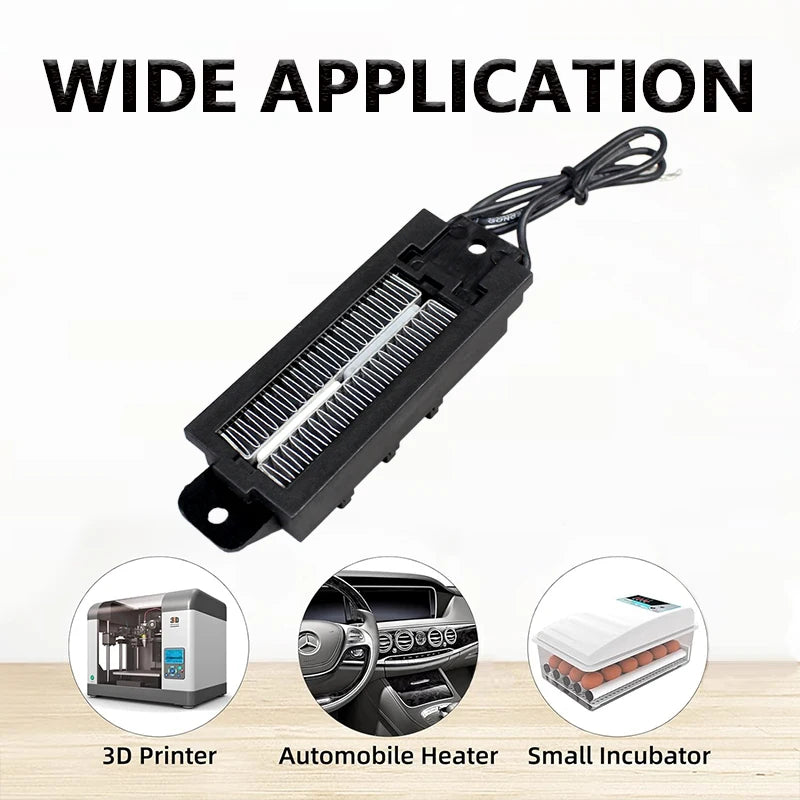 2Pcs 12V~220V 50W~200W Incubator Heater PTC Electric Heater Ceramic Air Heater Heating Element 54B2 95*31mm