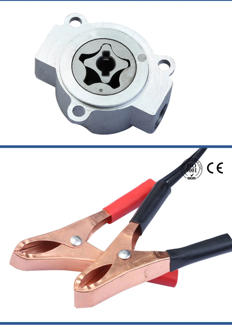 DC 12V / 24V Electric Transfer Pump Extractor Suction Oil Fluid Water Portable for Auto Marine Boat Diesel Car Motorbike
