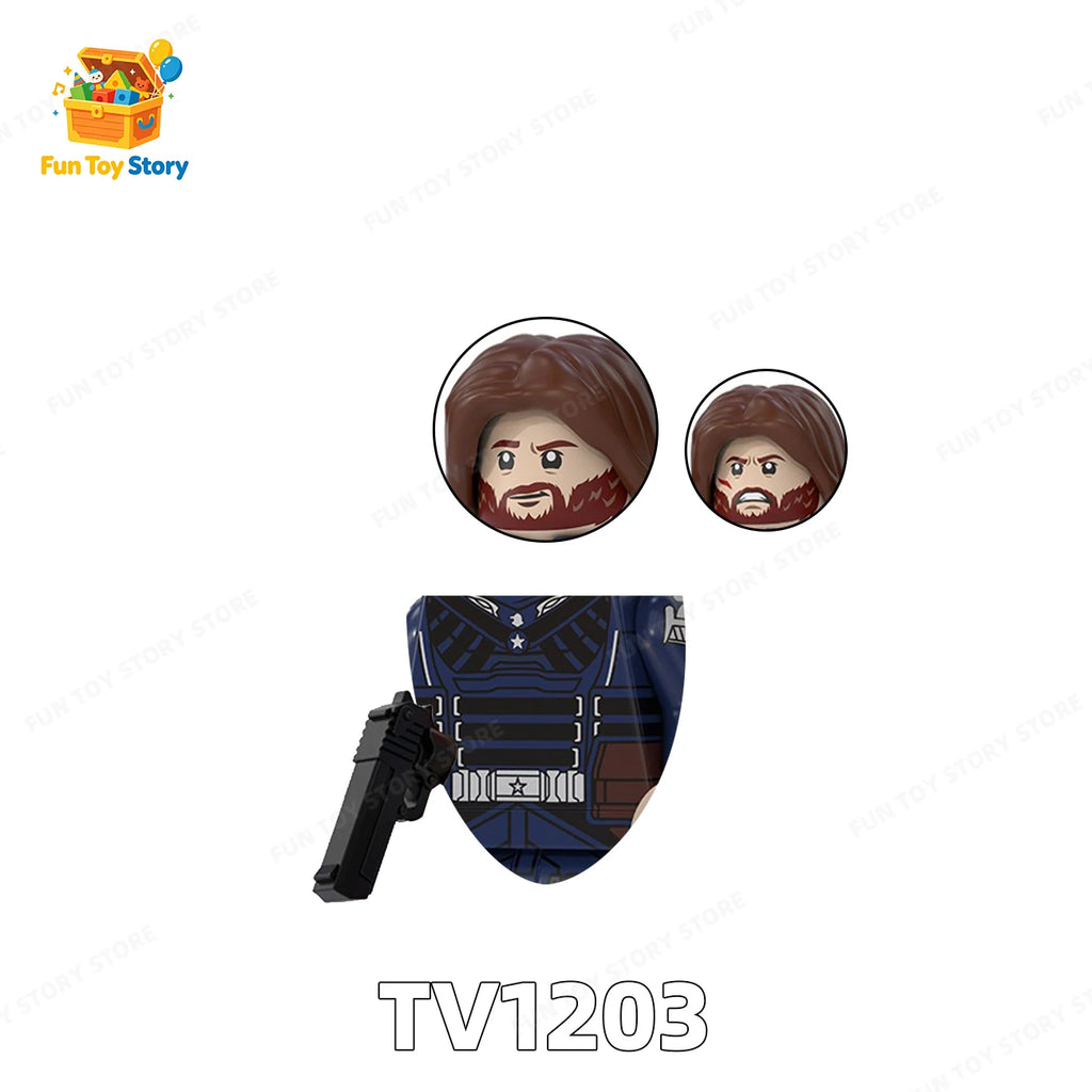 TV6224 TV Watchdog Series, Assembled Building Blocks, Human Toys, Collected by Film and Television Enthusiasts, Gifts for People