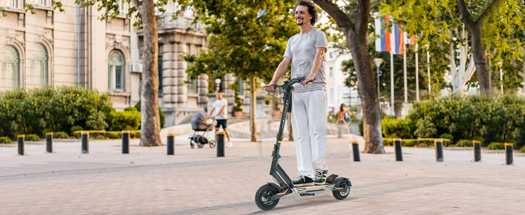 Electric Scooter 1500W Motor for Adults, 48V Battery, 40mph Max Speed, Up to 45 Miles Range, 10 Inch Tires