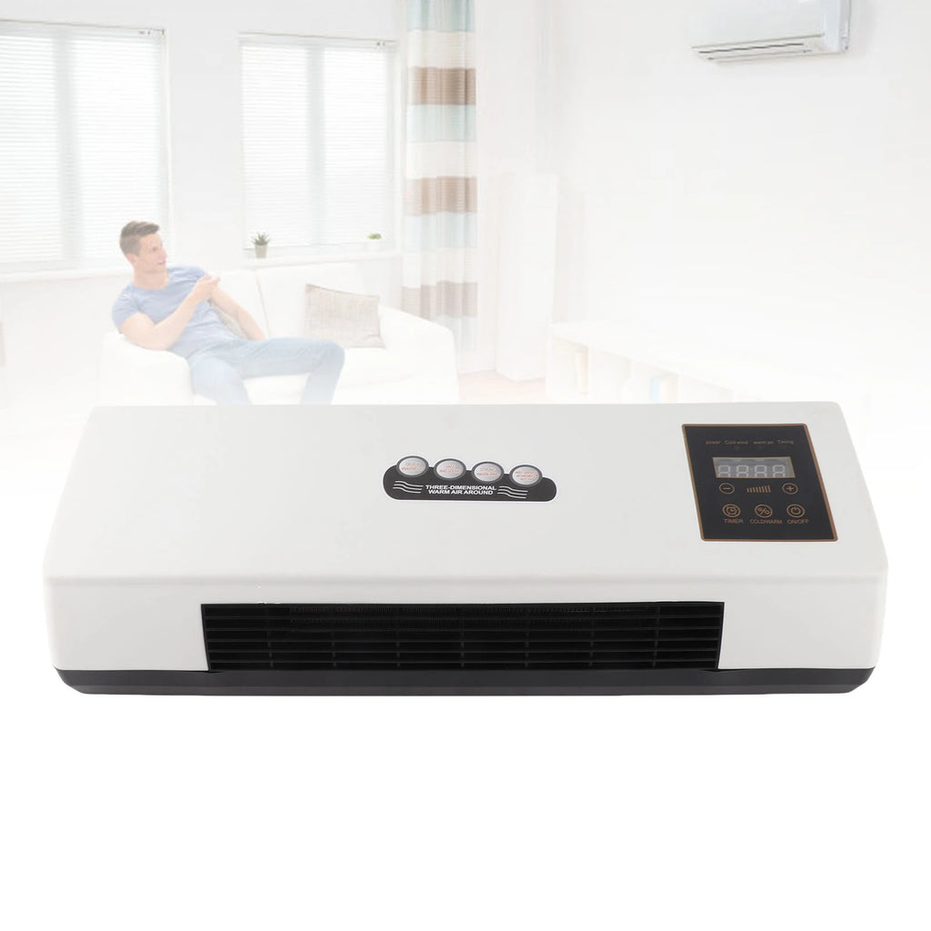 Electric Cooling and Heating Machine 2 in 1 Wall Heater and Air Conditioner Combo 2000W Power  Heating  for Bedroom