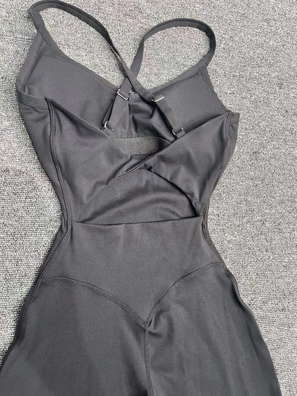 Wholesale Gym Clothes Woman Yoga Set Padding Women's Gym Jumpsuit Activewear Sportswear Push Up Fitness Sports Overalls Purple