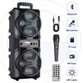 3000W Portable Bluetooth Speaker Sub Woofer Heavy Bass Sound System Party Dj Karaoke Rechargeable Loud Speaker