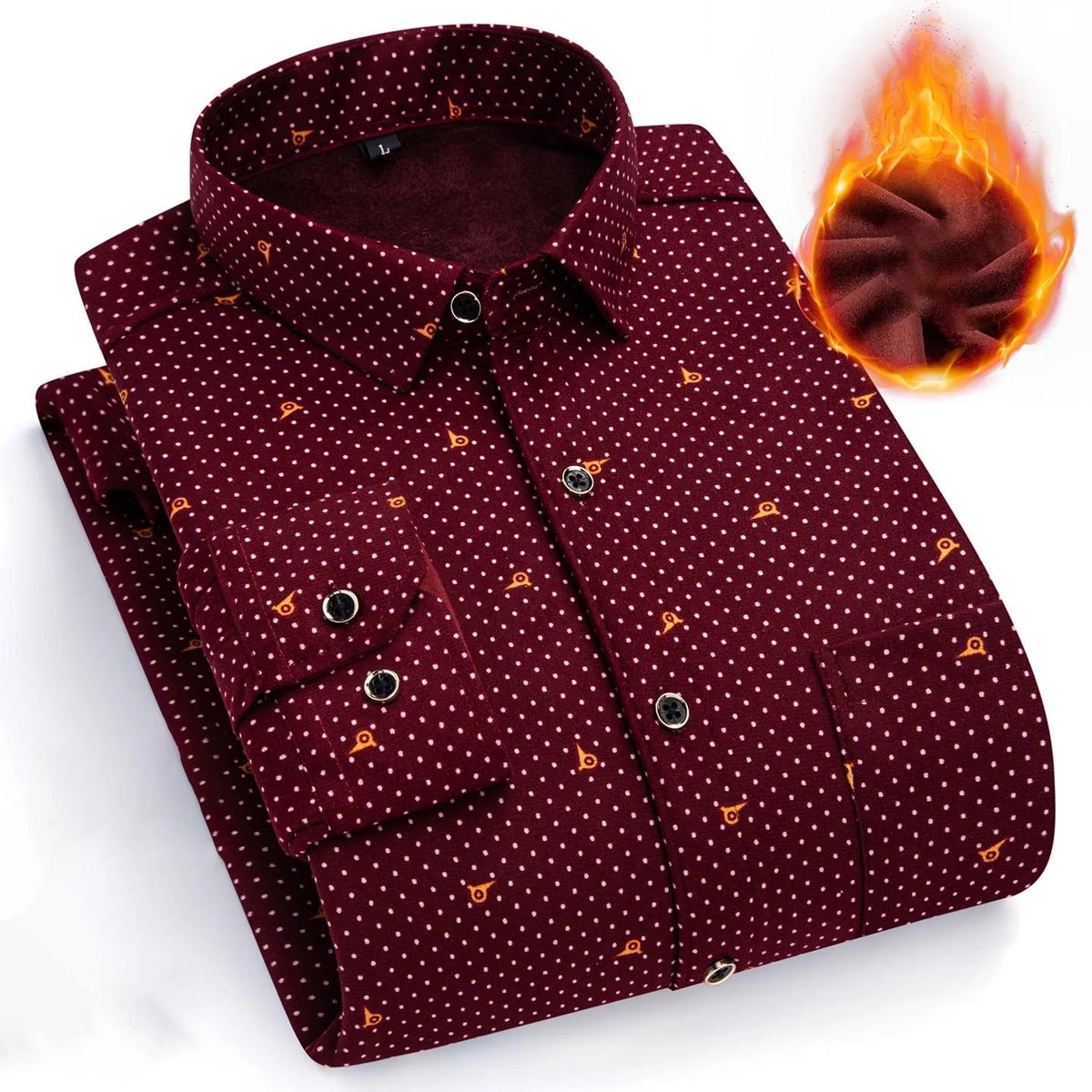 2025 Men's Autumn Winter Warm Long Sleeve Casual Plaid Shirts Thickern Fleece Check Shirts for Men Plus Size Male Office Clothes
