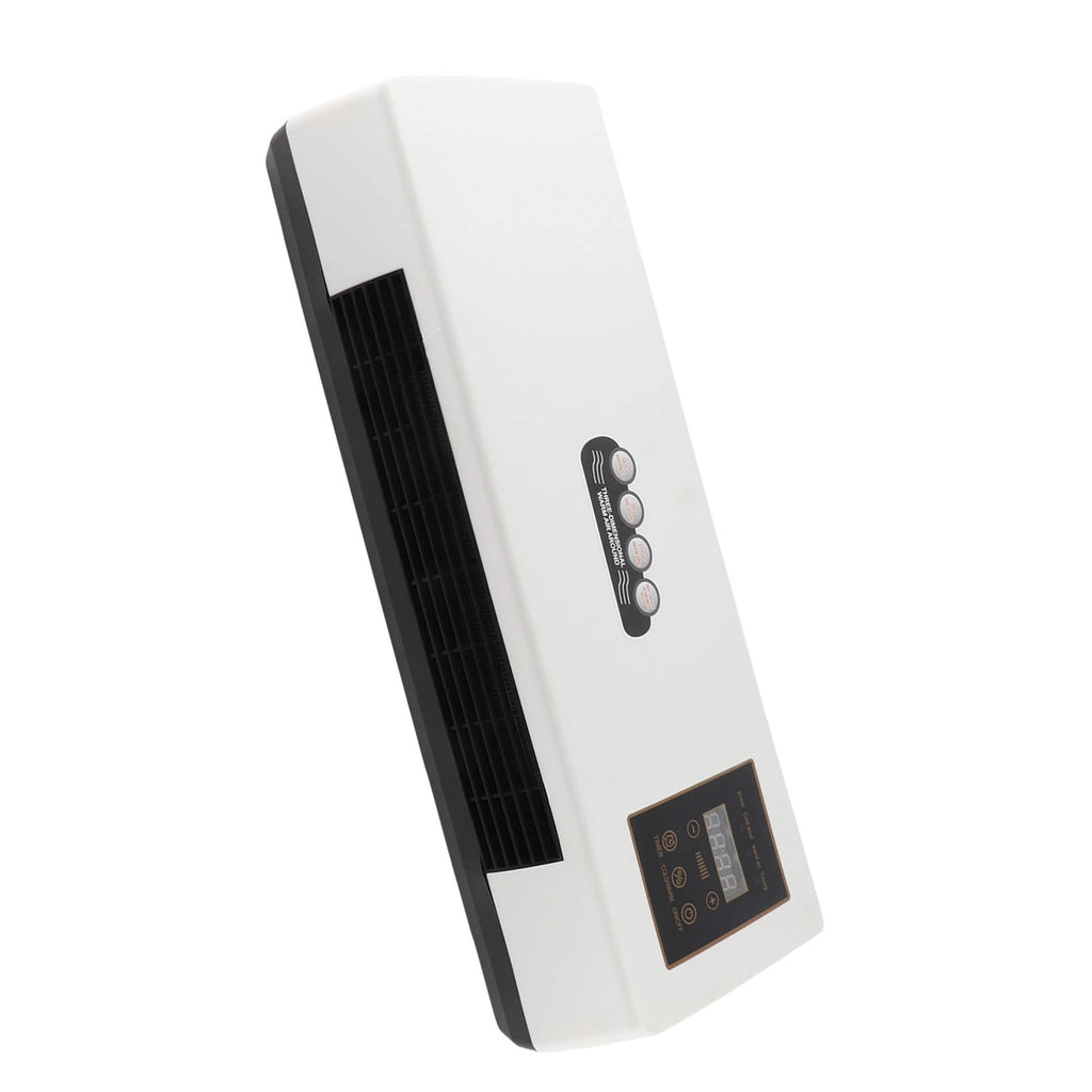 Wall Mounted Heater and Cooler 1800W Combo Wide Coverage Electric Heater Air Conditioner  Heating  Low Noise for Bathroom